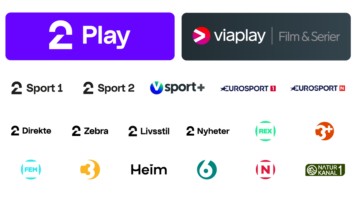 Strem Eliteserien med Stream Basic og Stream Sport Basic.